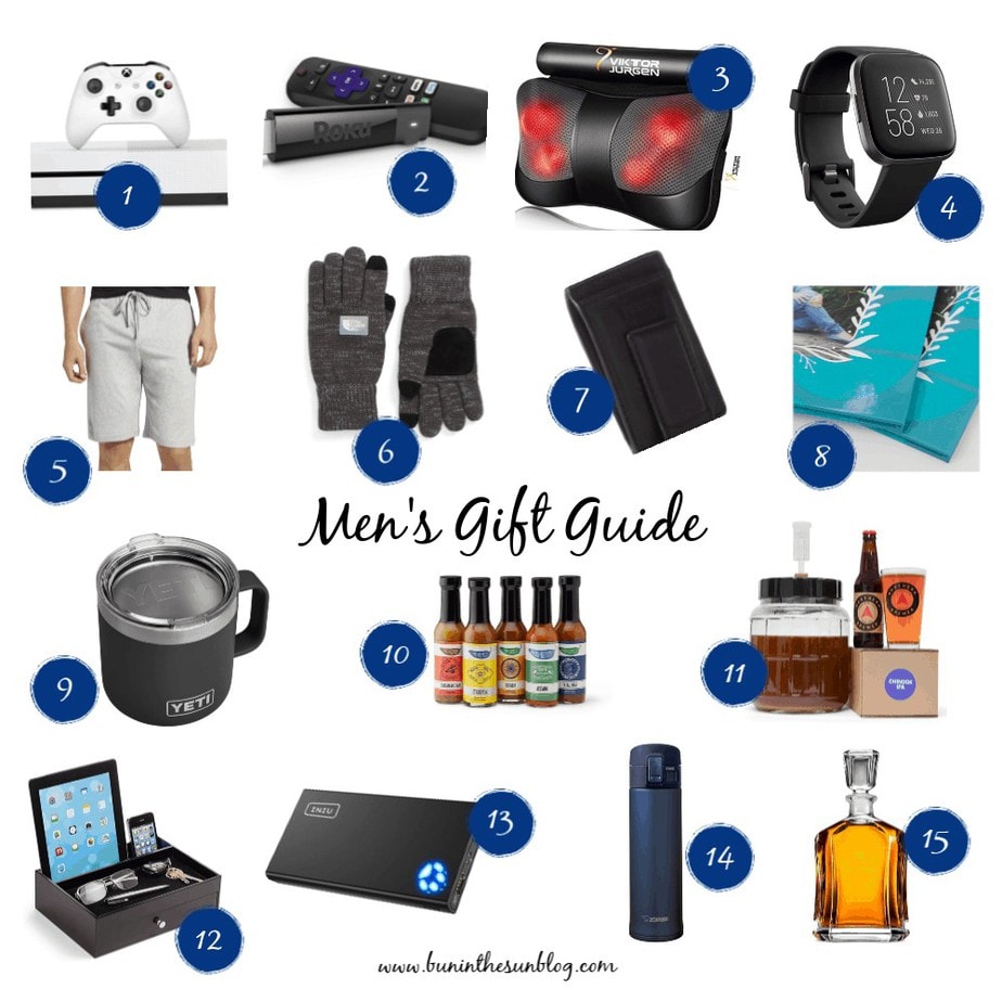 men's gift guide collage